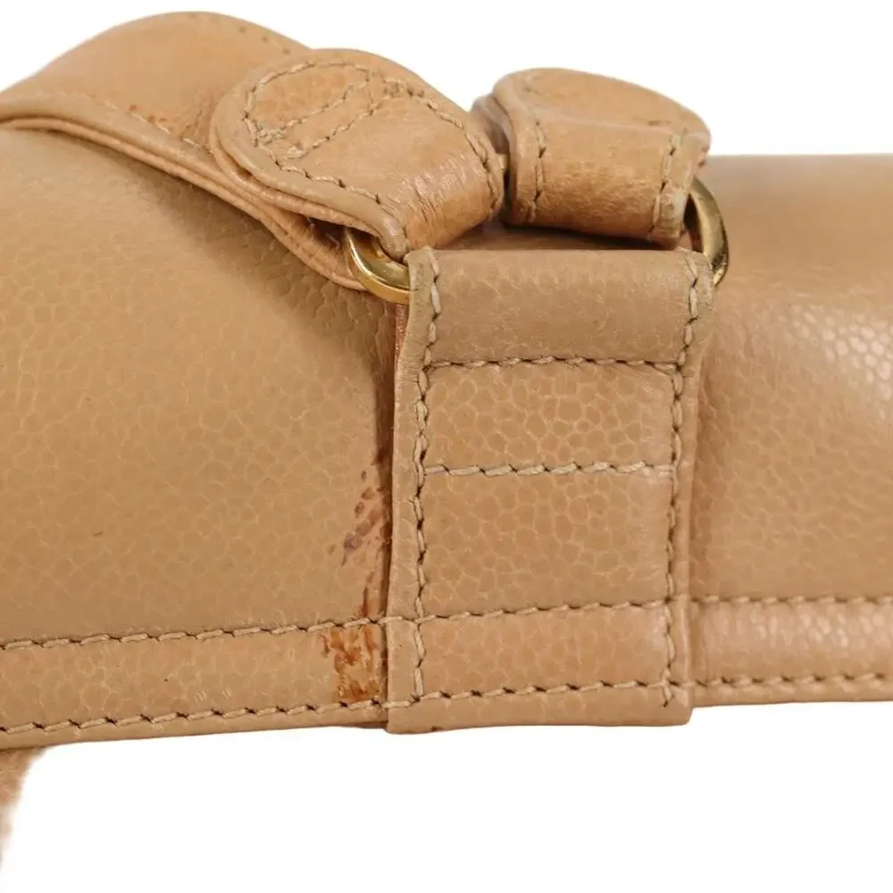Chanel Calfskin Backpack Beige
